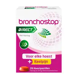 Kruidvat Bronchostop Direct Hoestpastilles met Honing aanbieding