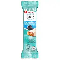 Kruidvat Kruidvat Crunchy Forest Fruit Maaltijdreep aanbieding