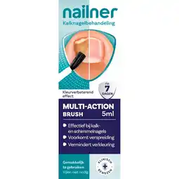 Kruidvat Nailner Multi-Action 2-in-1 Kalknagelkwastje aanbieding