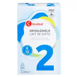 Kruidvat Kruidvat Standaard 2 6-10+M Opvolgmelk aanbieding