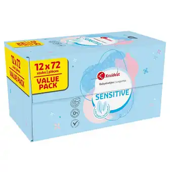 Kruidvat Kruidvat Sensitive Lotiondoekjes aanbieding
