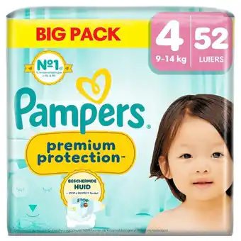 Kruidvat Pampers Premium Protection Maat 4 Luiers aanbieding