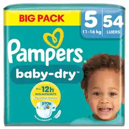 Kruidvat Pampers Baby-Dry Maat 5 Luiers aanbieding