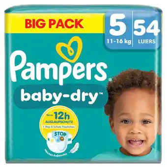 Kruidvat Pampers Baby-Dry Maat 5 Luiers aanbieding