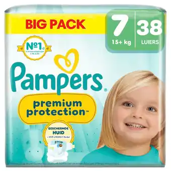 Kruidvat Pampers Premium Protection Maat 7 Luiers aanbieding