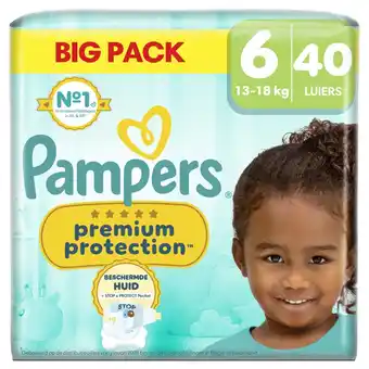 Kruidvat Pampers Premium Protection Maat 6 Luiers aanbieding