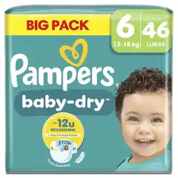 Kruidvat Pampers Baby-Dry Maat 6 Luiers aanbieding