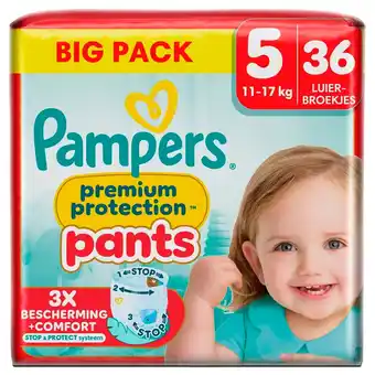 Kruidvat Pampers Premium Protection Pants Maat 5 Luierbroekjes aanbieding