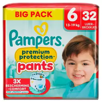 Kruidvat Pampers Premium Protection Pants Maat 6 Luierbroekjes aanbieding