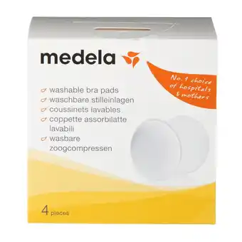 Kruidvat Medela Wasbare Zoogkompressen aanbieding