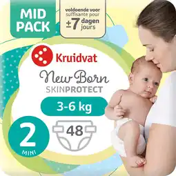 Kruidvat Kruidvat NewBorn Mini Maat 2 Luiers Midpack aanbieding