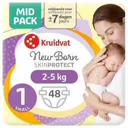 Kruidvat Kruidvat NewBorn Small Maat 1 Luiers Midpack aanbieding