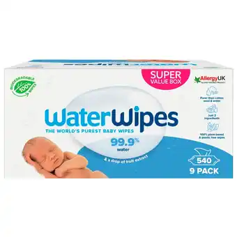 Kruidvat Waterwipes Babydoekjes aanbieding