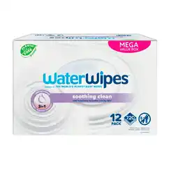 Kruidvat WaterWipes Soothing Clean Babydoekjes aanbieding