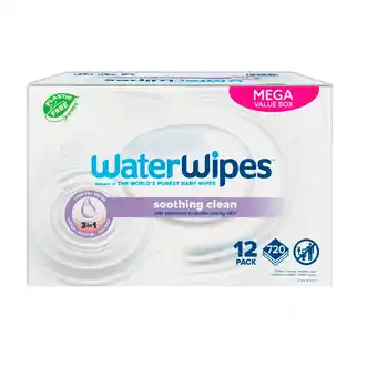 Kruidvat WaterWipes Soothing Clean Babydoekjes aanbieding