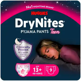 Kruidvat DryNites Girl 13+ Jaar Pyjamabroekjes aanbieding