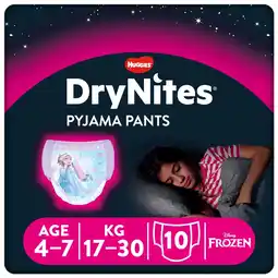 Kruidvat DryNites Girls 4-7 Jaar Nachtbroekjes aanbieding