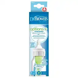 Kruidvat Dr. Brown's Options+ Antikoliekfles met Smalle Hals aanbieding