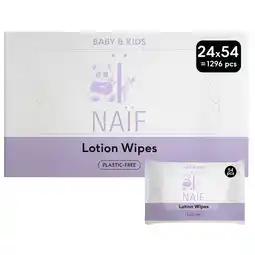 Kruidvat Naïf Baby & Kids Lotion babydoekjes aanbieding
