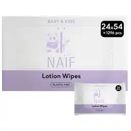 Kruidvat Naïf Baby & Kids Lotion babydoekjes aanbieding