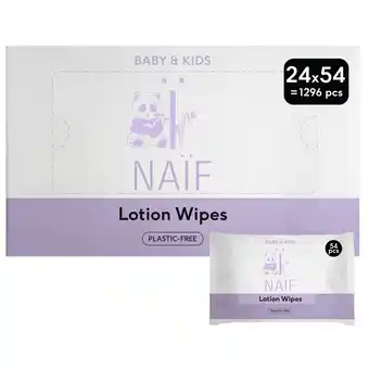 Kruidvat Naïf Baby & Kids Lotion babydoekjes aanbieding