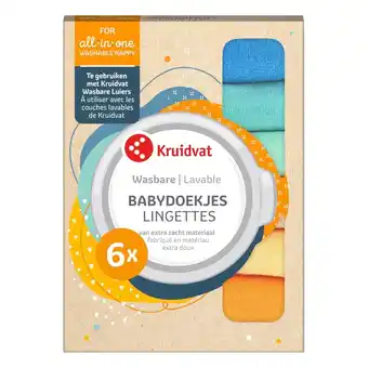 Kruidvat Kruidvat Wasbare Babydoekjes aanbieding