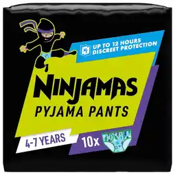 Kruidvat Pampers Ninjamas Jongens 4-7 Jaar Pyjama Pants aanbieding