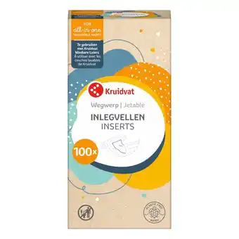 Kruidvat Kruidvat Wegwerpinlegvellen voor Wasbare luiers aanbieding