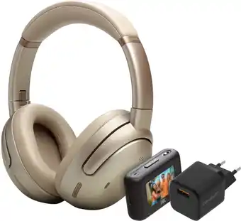 Coolblue JBL Tour One M3 Smart Goud TX + BlueBuilt Quick Charge Oplader aanbieding