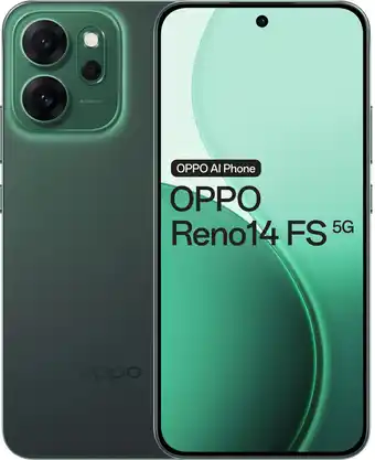 Coolblue OPPO Reno 14 FS 512GB Groen 5G aanbieding