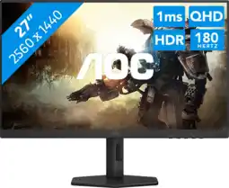 Coolblue AOC Q27G4XF aanbieding