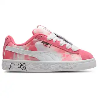 Foot Locker Puma Suede Peuterschoenen - Wit - Maat 34.5 - Suède aanbieding