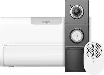 Coolblue TP-Link Tapo D235 Smart Battery & Wired Doorbell + H500 Smart HomeBase aanbieding