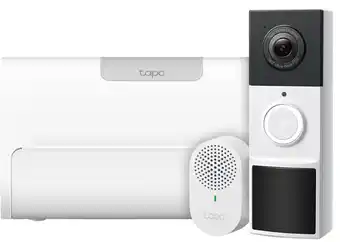 Coolblue TP-Link Tapo D210 Slimme Video Deurbel + H500 Smart HomeBase aanbieding