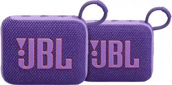 Coolblue JBL Go 4 Paars 2-pack aanbieding