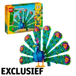 Kruidvat LEGO Creator 31157 3-in-1 Exotische Pauw aanbieding