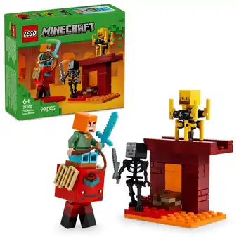 Kruidvat LEGO Minecraft 21266 De Lavastrijd in de Nether aanbieding