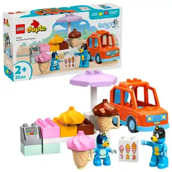 Kruidvat LEGO DUPLO 10458 Een IJsje Halen Met Bluey aanbieding