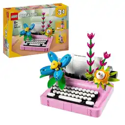 Kruidvat LEGO Creator 31169 Typemachine met Bloemen aanbieding