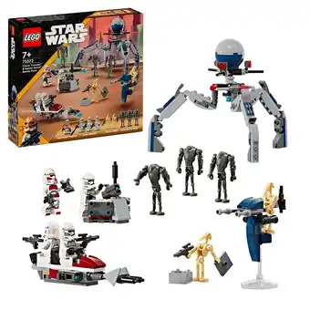 Kruidvat LEGO Star Wars 75372 Clone Trooper & Battle Droid Battle Pack aanbieding