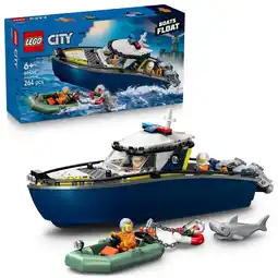 Kruidvat LEGO City 60456 Achtervolging Met Politieboot aanbieding