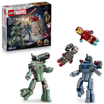 Kruidvat LEGO Marvel 76320 Iron Man en War Machine vs. Hammer Drones aanbieding