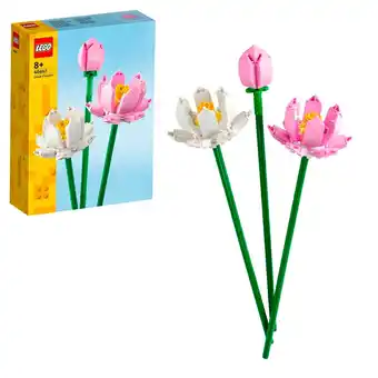 Kruidvat LEGO 40647 Lotusbloemen aanbieding