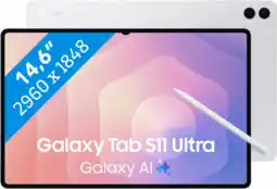 Coolblue Samsung Galaxy Tab S11 Ultra 14,6 inch 256GB Wifi Zilver aanbieding