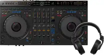 Coolblue AlphaTheta DDJ-GRV6 + Pioneer DJ HDJ-X5 Zwart aanbieding