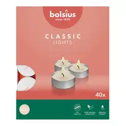 Kruidvat Bolsius Classic Lights 6-Uur Waxinelichtjes aanbieding