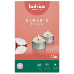 Kruidvat Bolsius Classic Lights 8-Uur Waxinelichtjes aanbieding