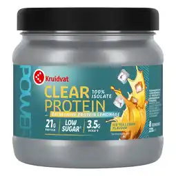 Kruidvat Kruidvat Clear Protein 100% Isolate Lemonade Refreshing Protein aanbieding