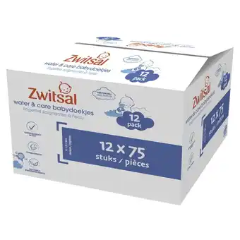 Kruidvat Zwitsal Water & Care Billendoekjes aanbieding