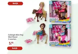 Bruna Calleigh Mini Pop Met Paard 2 soorten aanbieding